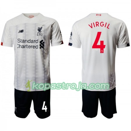 Billiga Fotbollströjor Liverpool Virgil van Dijk 4 Barn Borta tröja 2019/20 Kortärmad